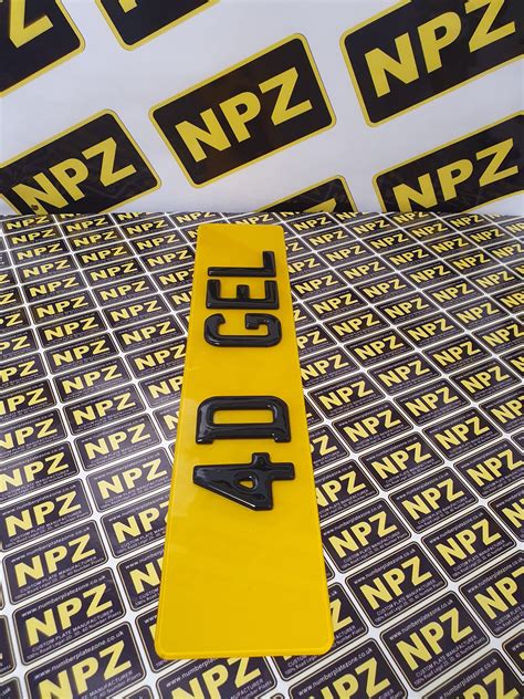 4d gel car digits|4D Gel Number Plates .